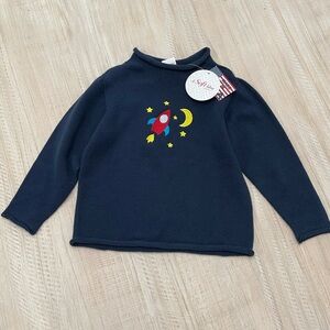 A Soft Idea rocket ship sweater